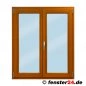 Preview: IV68 Holzfenster 2 flügelig Dreh Kipp Stulp Breite 1510mm x wählbare Höhe in weiß lackiert