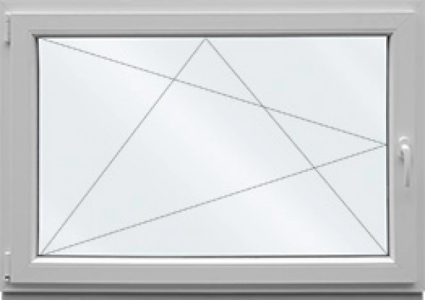 Kellerfenster VEKA 100x50cm Dreh-kipp links